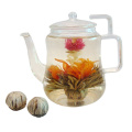 Chinese high quality handmade beautiful and romantic white tea base blooming tea balls